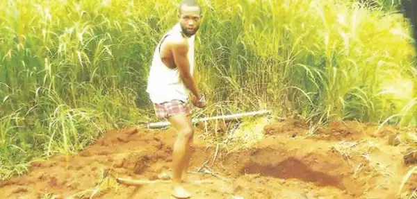 Photo: Married Man Poisons Pregnant Girlfriend, Buries Her In Shallow Grave